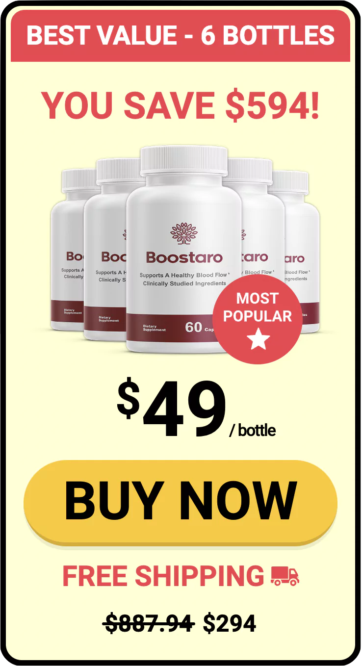 Buy Boostaro - 6 Bottles